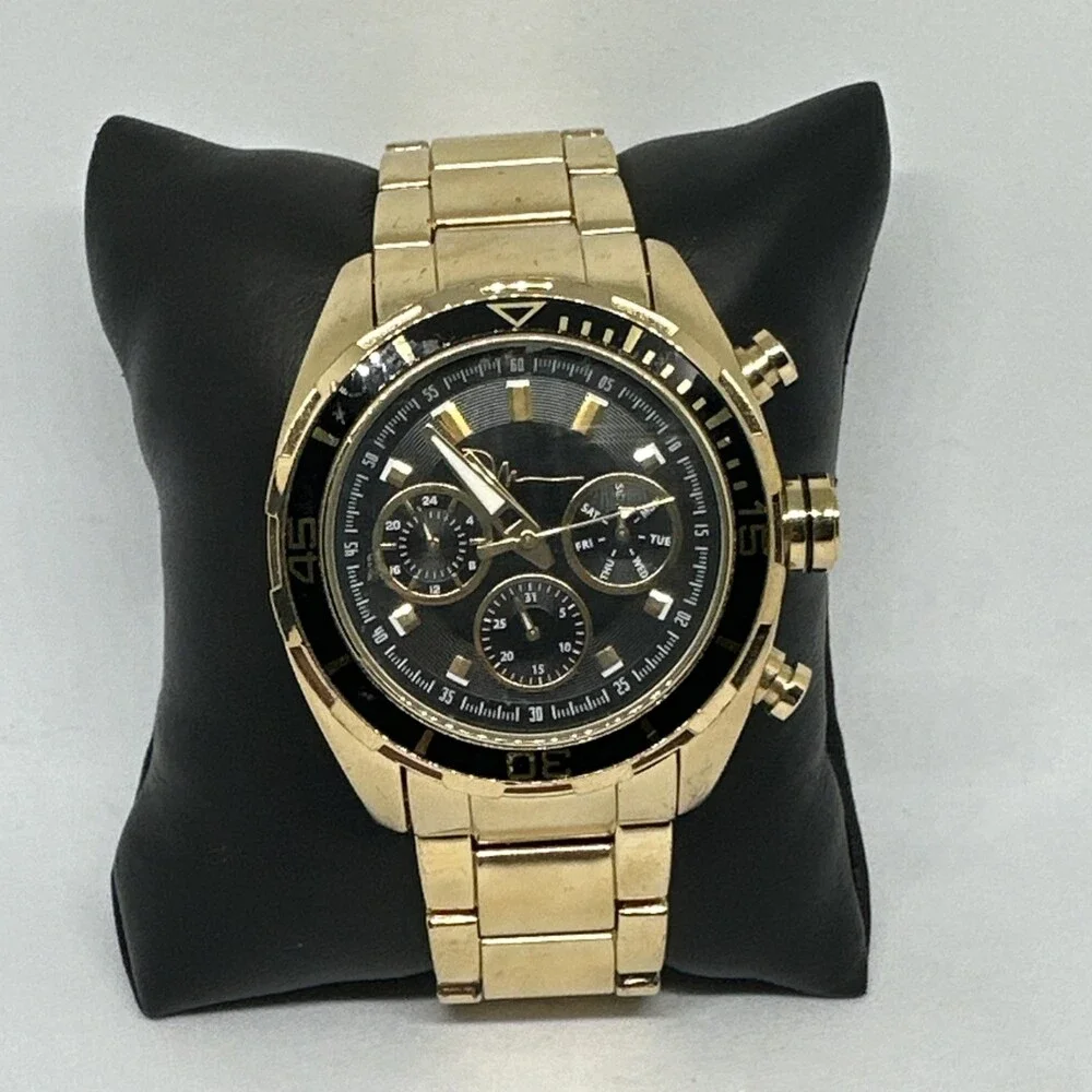 Marc Anthony FMDMA137 Men's Gold Stainless Steel Analog Dial Quartz Watch HME644